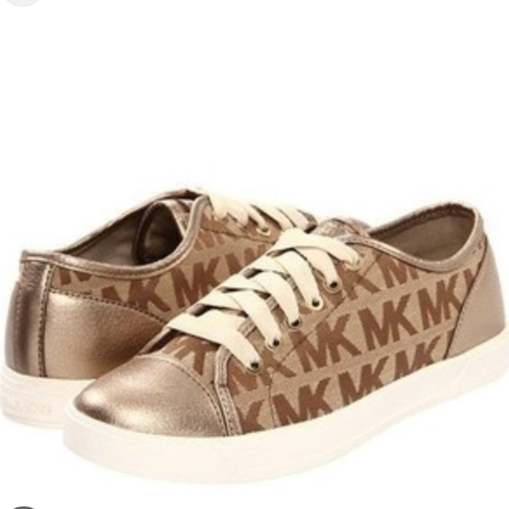 Michael Kors City Sneaker Signature Jacquard Bronze 7
